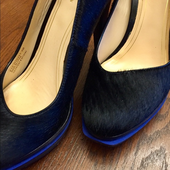 Cole Hann Chelsea Pump Black Cow Hair Size 9B